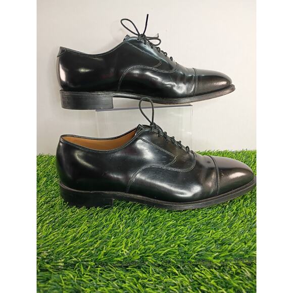 Johnston & Murphy 9 D/B Black Oxford Cap Toe main image 5